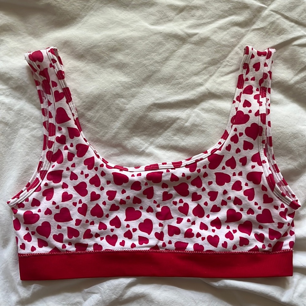 Heart Cropped Tank Size S/M